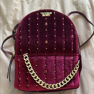 Victoria's Secret Burgundy Backpack